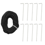 Led Juletre På Flaggstang 550 Leds Fargerike 300 Cm