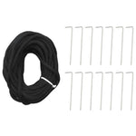 Led Juletre På Flaggstang 3000 Leds Kald Hvit 800 Cm