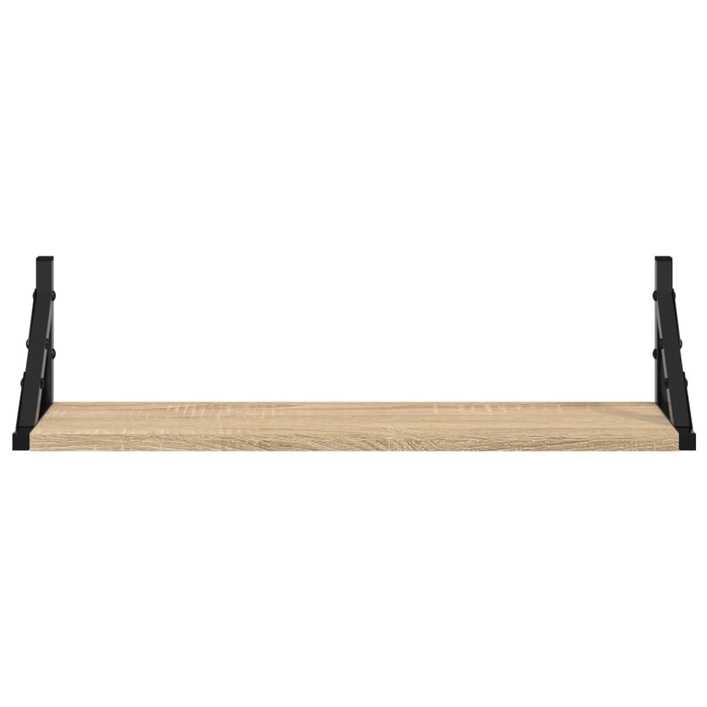 Vegghyller 2 Stk Sonoma Eik 60X15X15,5 Cm
