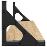 Vegghyller 2 Stk Sonoma Eik 60X15X15,5 Cm