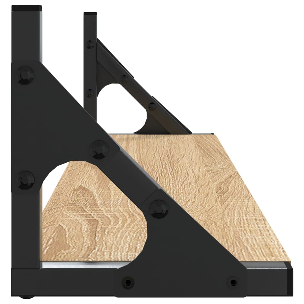 Vegghyller 2 Stk Sonoma Eik 60X15X15,5 Cm