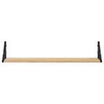 Vegghyller 2 Stk Sonoma Eik 80X15X15,5 Cm Konstruert Tre