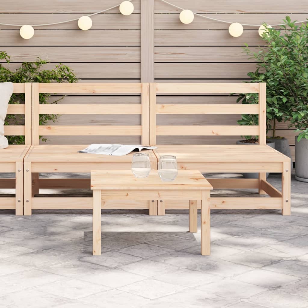 Hagesofaer Uten Armlener 2 Stk 70X70X67 Cm Heltre Furu