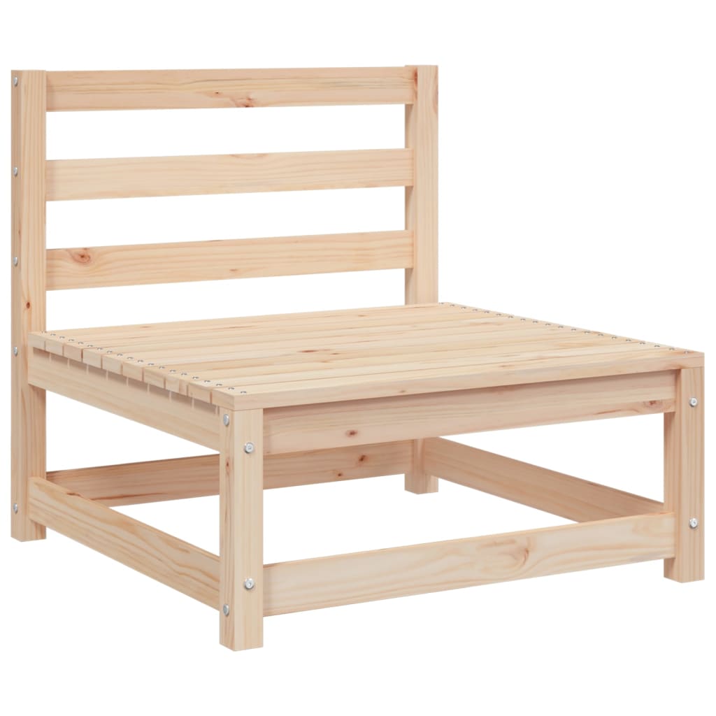 Hagesofaer Uten Armlener 3 Stk Hvit 70X70X67 Cm Heltre Furu
