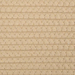 Oppbevaringskurv Beige Og Hvit Ø51X33 Cm Bomull