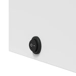 Baderomsspeilskap Med Led-Lys Hvit 45X13X52 Cm