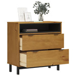 Kommode Flam 80X40X80 Cm Heltre Furu