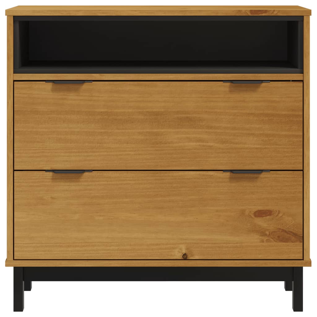 Kommode Flam 80X40X80 Cm Heltre Furu