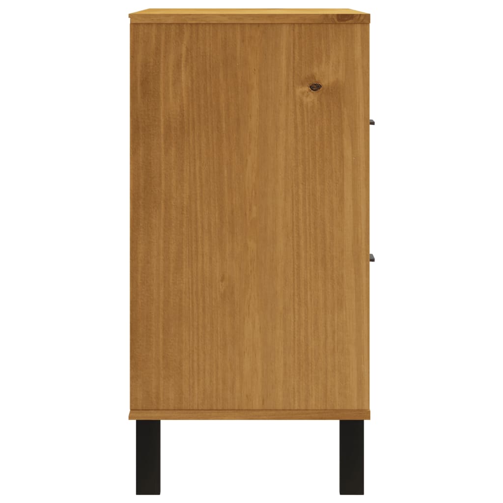 Kommode Flam 80X40X80 Cm Heltre Furu