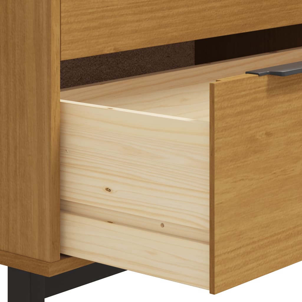 Kommode Flam 80X40X80 Cm Heltre Furu
