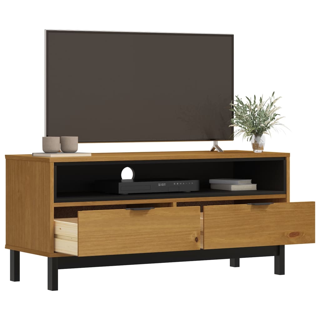 Tv-Benk Flam 110X40X50 Cm Heltre Furu