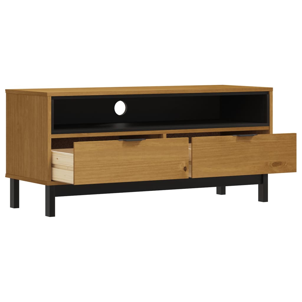 Tv-Benk Flam 110X40X50 Cm Heltre Furu