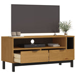 Tv-Benk Flam 110X40X50 Cm Heltre Furu
