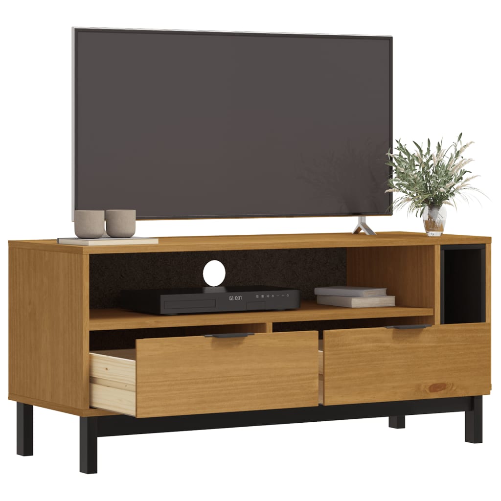 Tv-Benk Flam 110X40X50 Cm Heltre Furu
