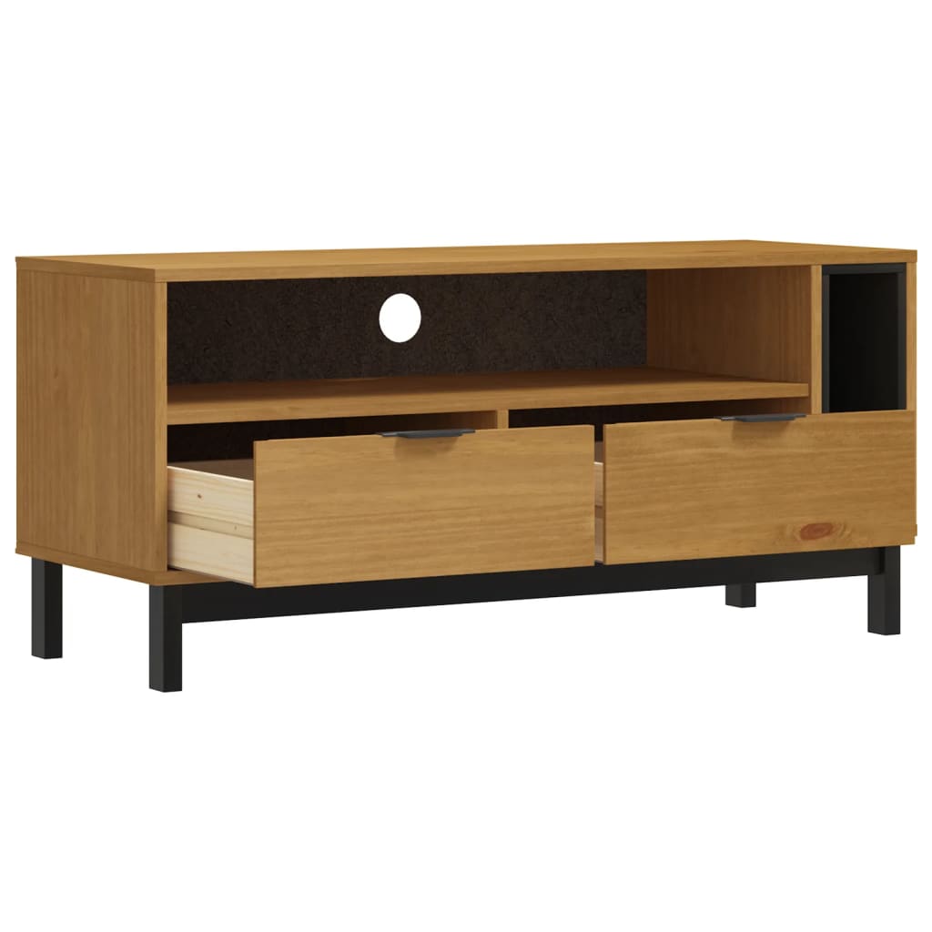 Tv-Benk Flam 110X40X50 Cm Heltre Furu
