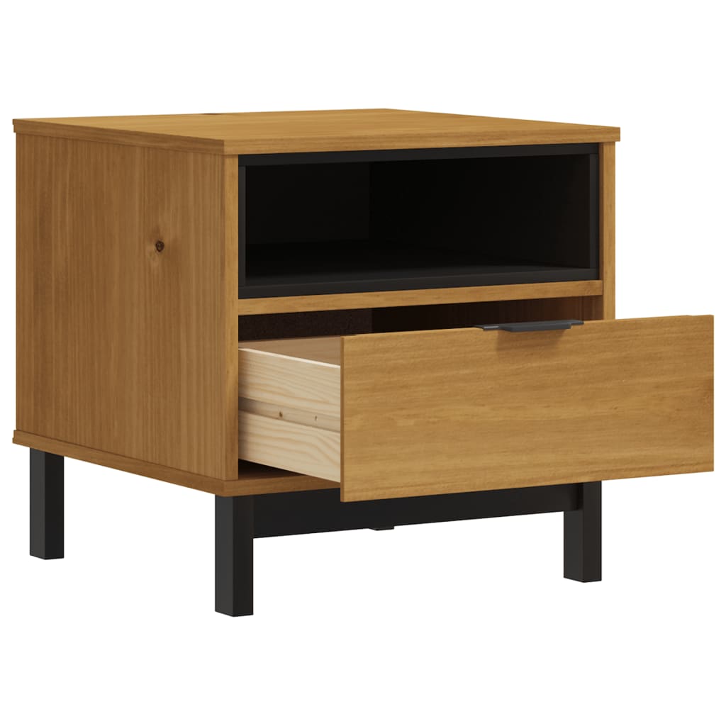 Sidebord Flam 50X50X50 Cm Heltre Furu