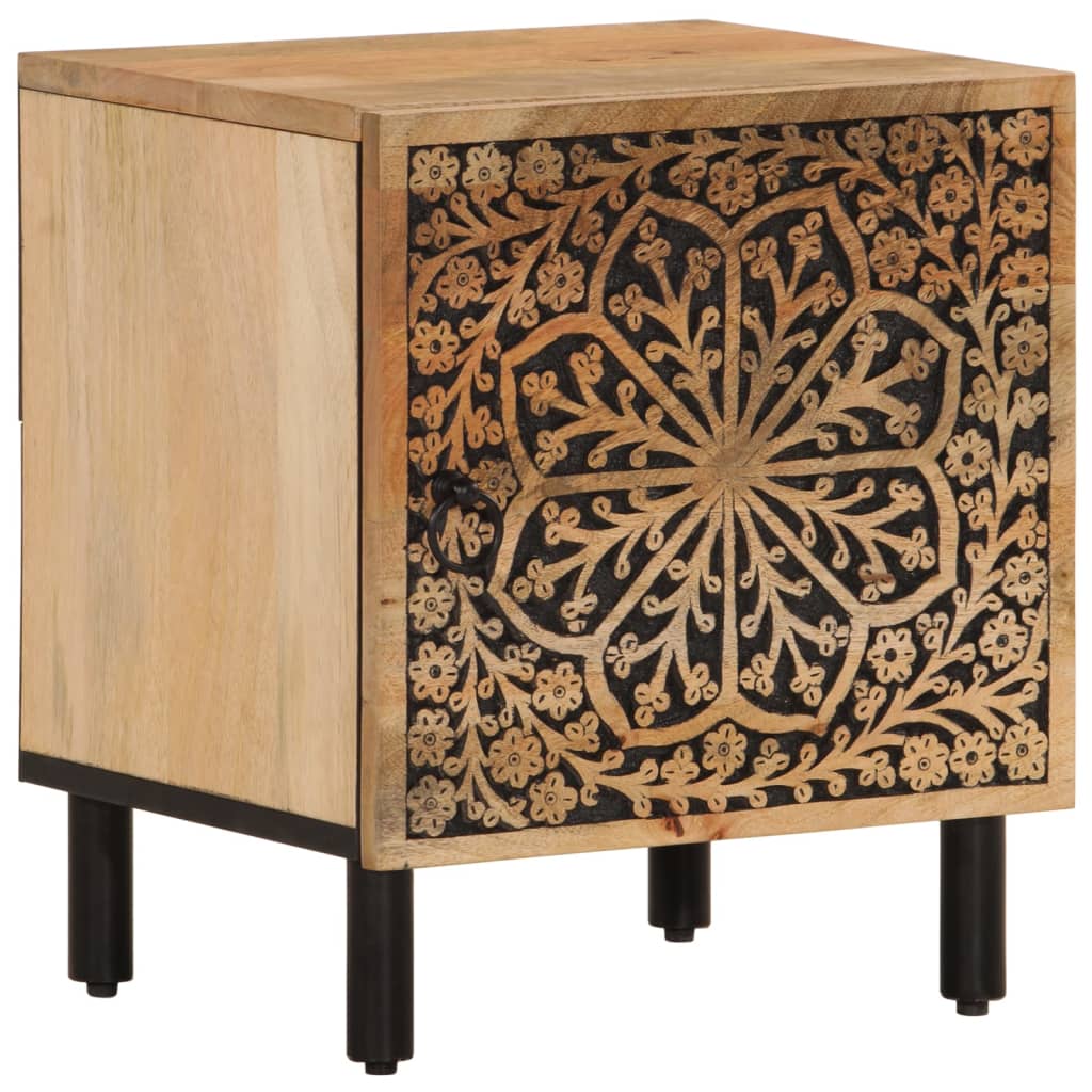 Nattbord 2 Stk 40X33X46 Cm Heltre Mango