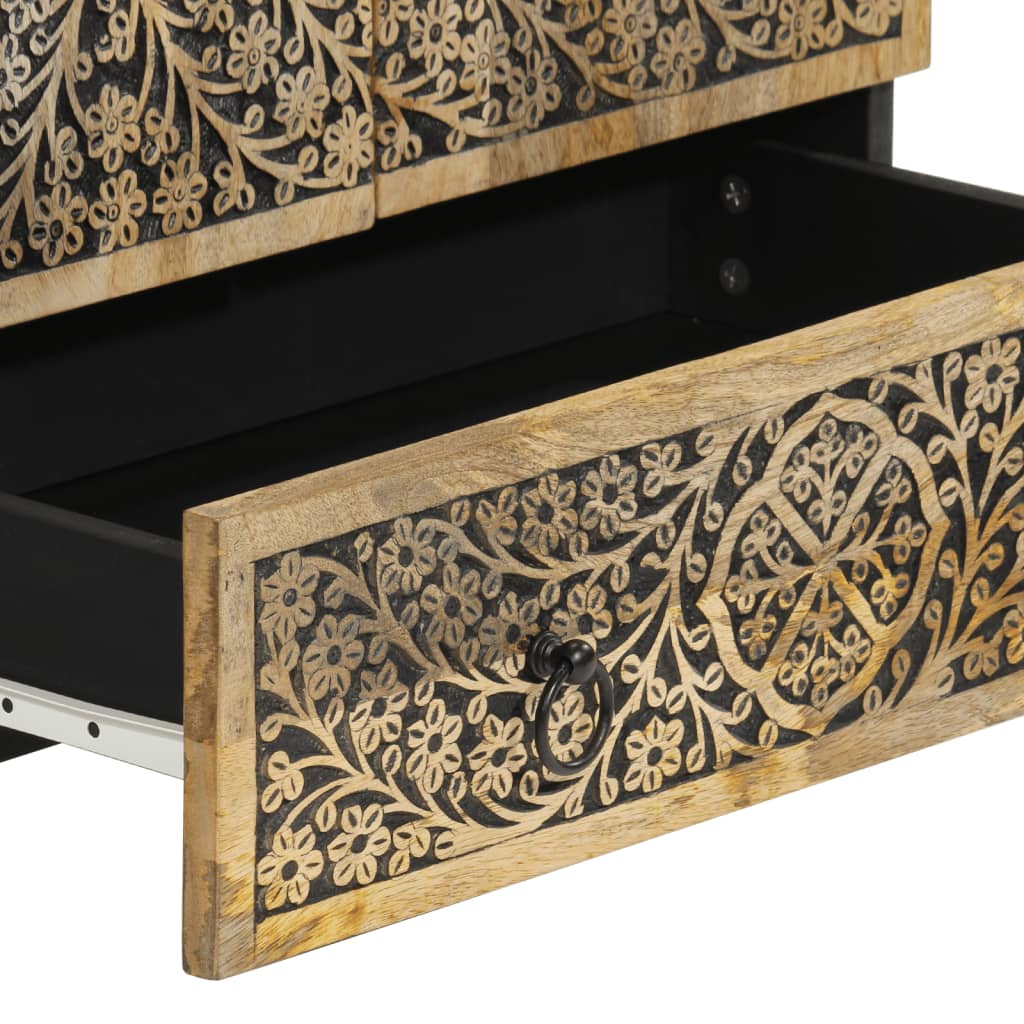 Highboard 60X33X100 Cm Heltre Mango
