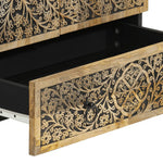 Highboard 60X33X100 Cm Heltre Mango