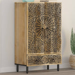 Highboard 60X33X100 Cm Heltre Mango