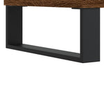 Salongbord Brun Eik 90X50X36,5 Cm Konstruert Tre