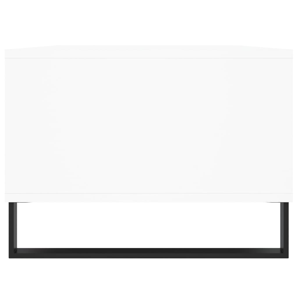 Salongbord Hvit 90X50X36,5 Cm Konstruert Tre