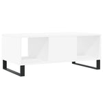 Salongbord Hvit 90X50X36,5 Cm Konstruert Tre