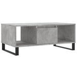 Salongbord Betonggrå 90X50X36,5 Cm Konstruert Tre