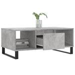 Salongbord Betonggrå 90X50X36,5 Cm Konstruert Tre