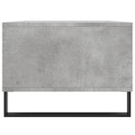 Salongbord Betonggrå 90X50X36,5 Cm Konstruert Tre