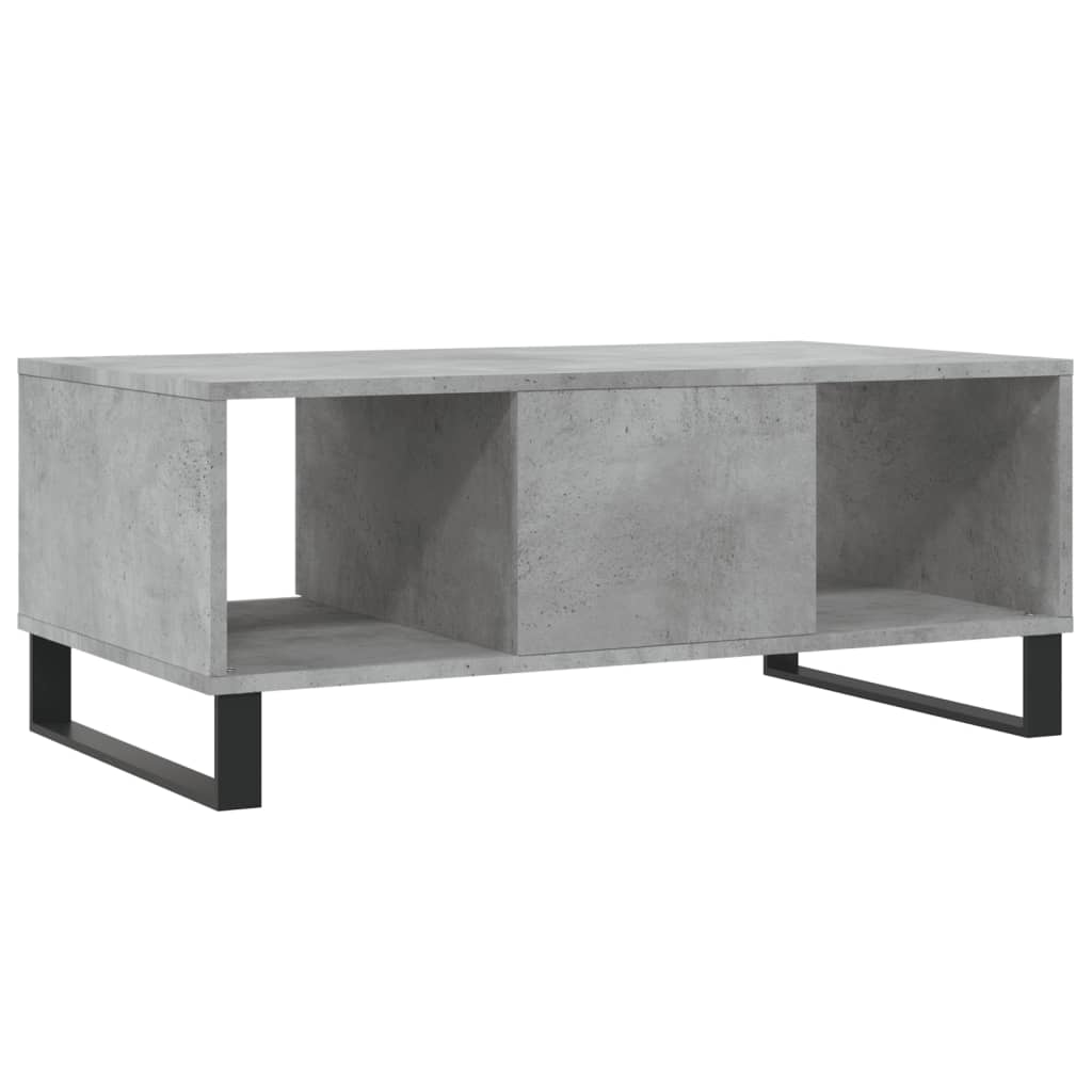 Salongbord Betonggrå 90X50X36,5 Cm Konstruert Tre