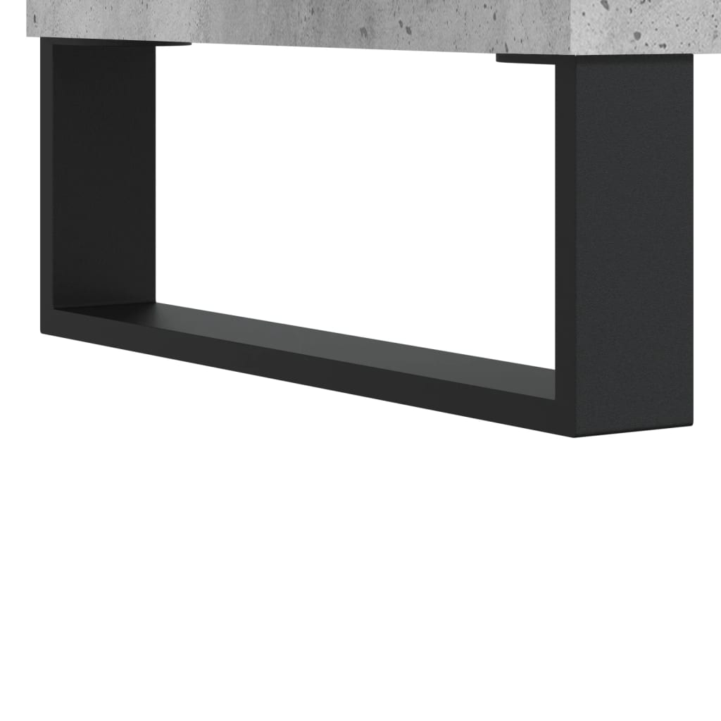 Salongbord Betonggrå 90X50X36,5 Cm Konstruert Tre