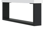 Salongbord Hvit 90X49X45 Cm Konstruert Tre