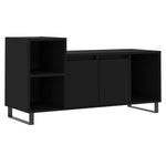 Tv-Benk Svart 100X35X55 Cm Konstruert Tre