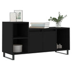Tv-Benk Svart 100X35X55 Cm Konstruert Tre