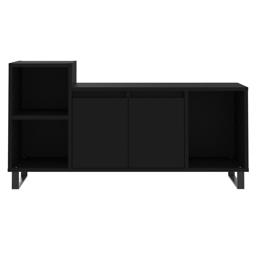 Tv-Benk Svart 100X35X55 Cm Konstruert Tre
