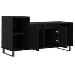 Tv-Benk Svart 100X35X55 Cm Konstruert Tre