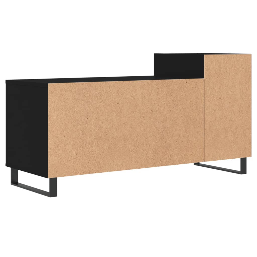 Tv-Benk Svart 100X35X55 Cm Konstruert Tre