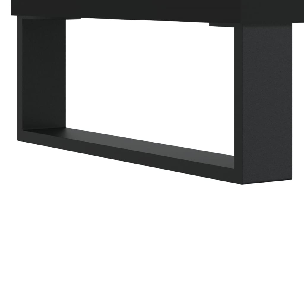 Tv-Benk Svart 100X35X55 Cm Konstruert Tre
