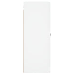 Veggmontert Skap Hvit 69,5X34X90 Cm Konstruert Tre