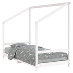 Barnesengeramme Hvit 90X190 Cm Heltre Furu