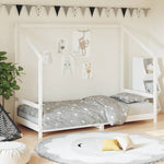 Barnesengeramme Hvit 90X190 Cm Heltre Furu