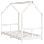 Barnesengeramme Hvit 80X160 Cm Heltre Furu