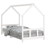 Barnesengeramme Hvit 90X190 Cm Heltre Furu