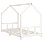 Barnesengeramme Hvit 90X190 Cm Heltre Furu