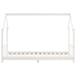 Barnesengeramme Hvit 90X190 Cm Heltre Furu