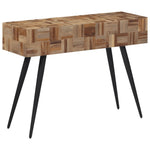 Konsollbord 110X34X80 Cm Gjenvunnet Heltre Teak