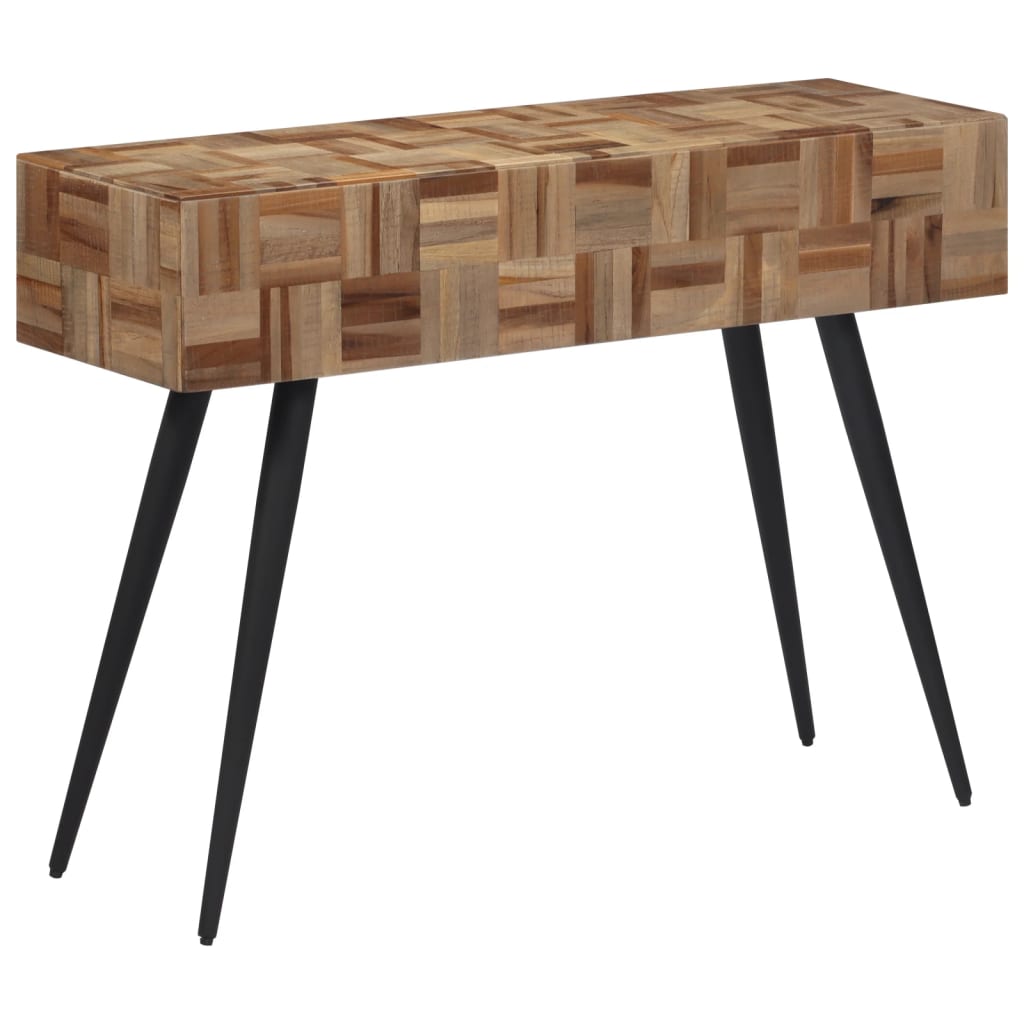 Konsollbord 110X34X80 Cm Gjenvunnet Heltre Teak