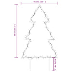 Julelysdekorasjon Med Plugger Tre 80 Leds 60 Cm