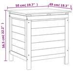 Putekasse Antrasitt 50X49X56,5 Cm Heltre Gran